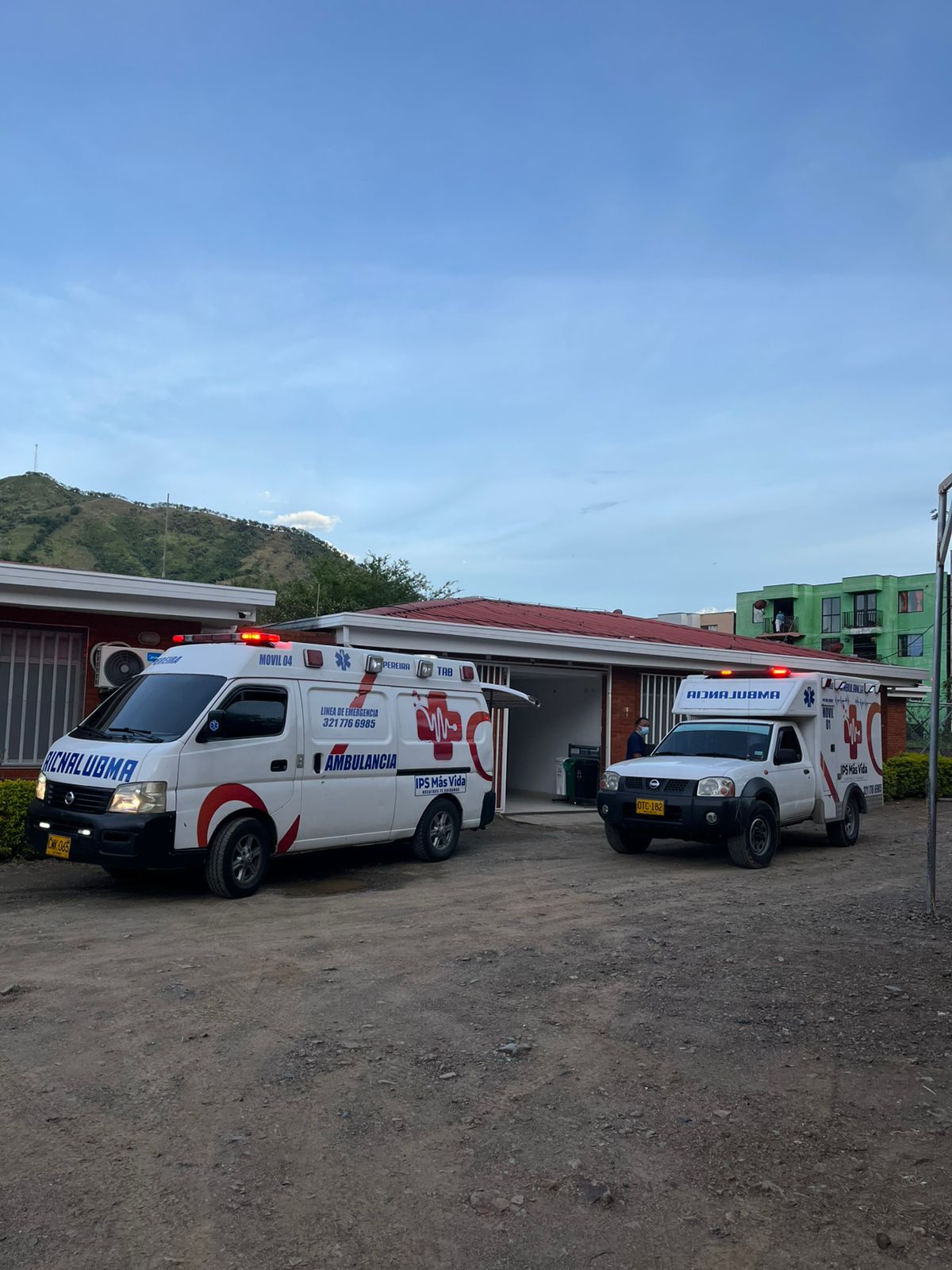 Ambulancias IPS Más Vida en servicio rural